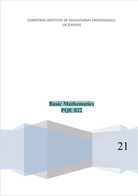 Basic Mathematics PQE 022